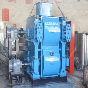 4PG0806中型四輥破碎機發貨圖片_發往廣西南寧_破碎鐵礦石